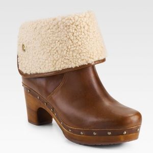 UGG Lynnea Shearling Lined Foldover Heeled Boots